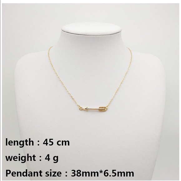 🎁Boho Sideways Arrow Necklace - Picture 5 of 6
